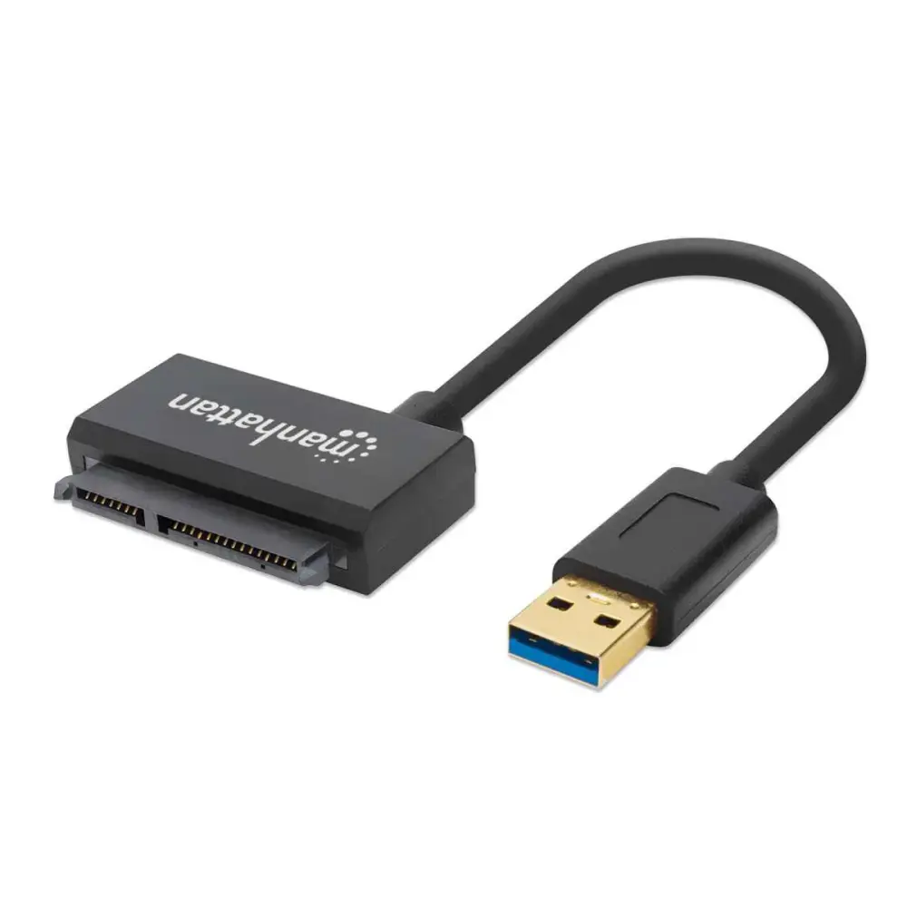 CONVERTIDOR SATA, MACHO/MACHO, NEGRO MANHATTAN 130424