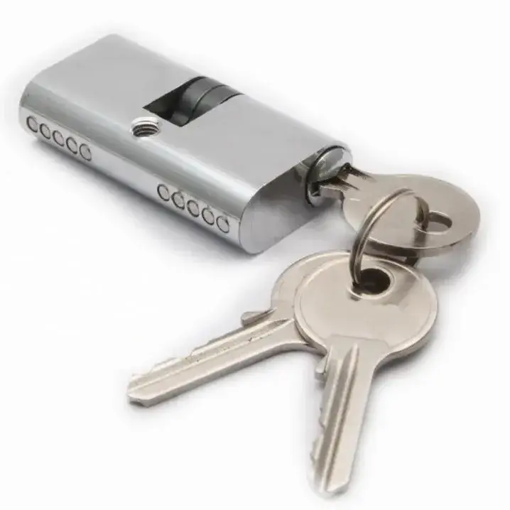 Cylindre Ovale en Laiton 6 cm – Canon porte aluminium - 3 Clés
