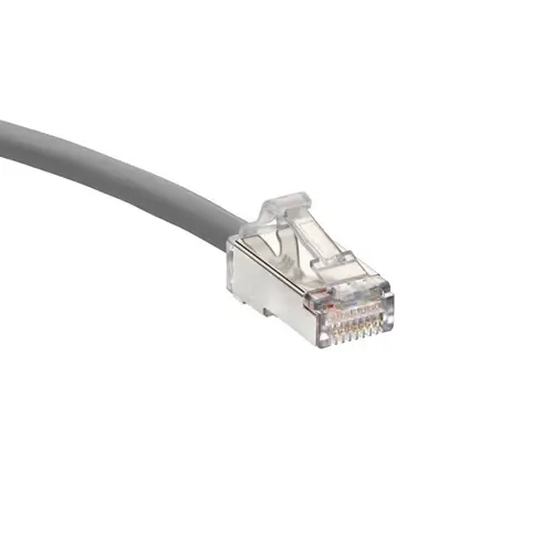 Leviton 17 Ft Cat 6A High Flex Patch Cord 5.1 M Acero H6A10-17S