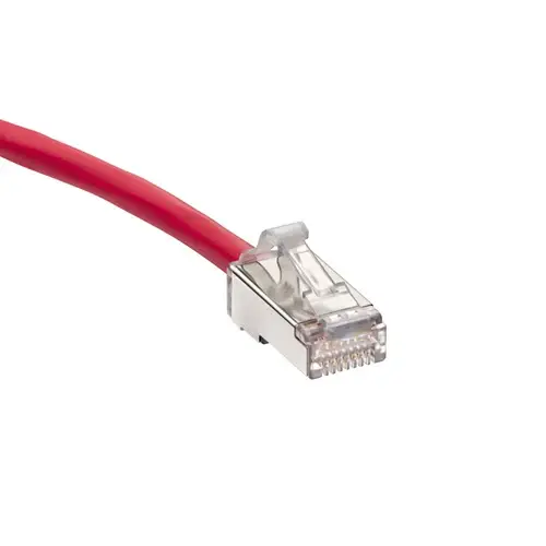Leviton 11 Ft Cat 6A High Flex Patch Cord 3.3 M Red H6A10-11R