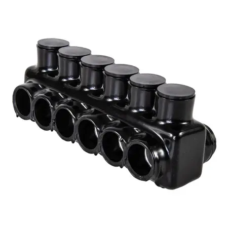 NSI IPLD600-6 600 MCM - 6 AWG POLARIS TÉRMICO MULTI-TAP CONNECTOR 6 PORT (DUAL SIDED ENTRY) - IPLD600-6