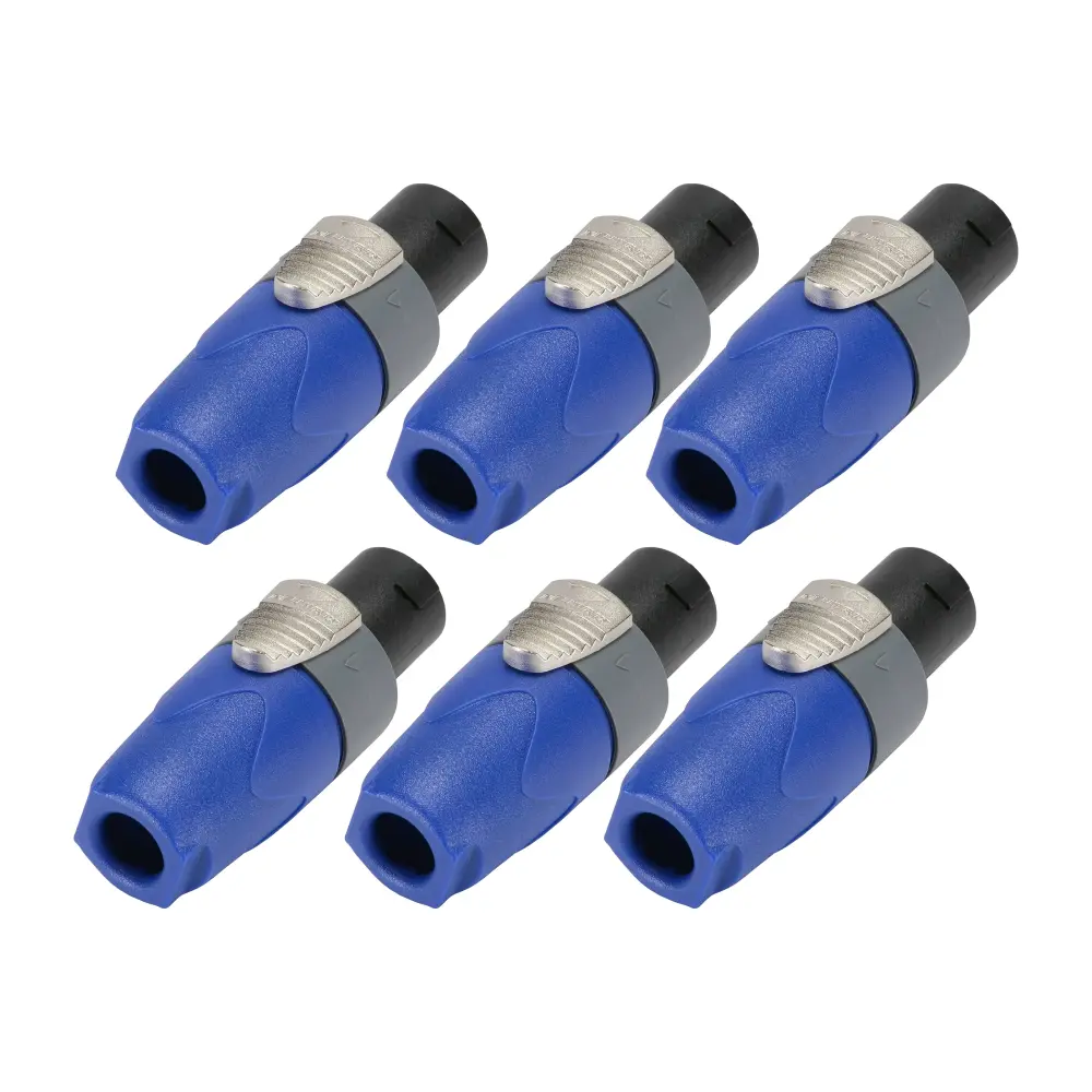 PAQ. 6 PZAS. DE CONECTOR SPEAKON 2 POLOS SERIE FX NEUTRIK NL2FX(6)