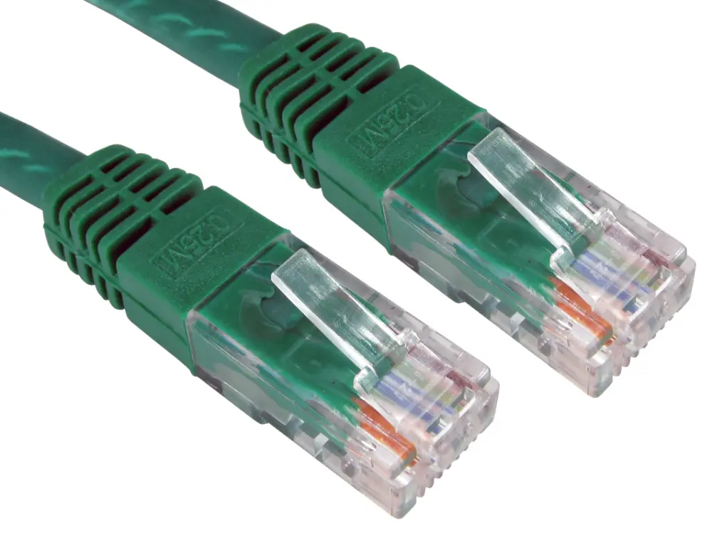 Cable Ethernet Cat6 UTP de color Verde, long. 3m, funda de PVC