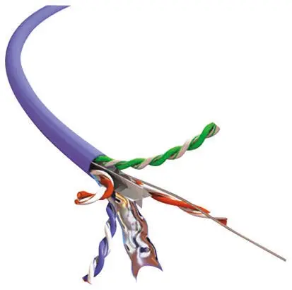 Cable Ethernet Cat6 F/UTP CAE Multimedia Connect de color Azul, long. 305m, funda de LSZH, Baja emisión de humos y | CX64SHB