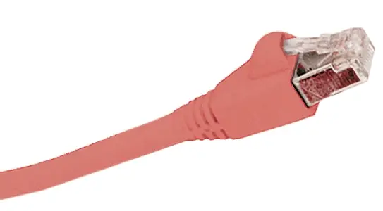 Cable Ethernet Cat6 F/UTP Molex Premise Networks de color Rojo, long. 10m, funda de LSZH | PCD-04019-0C