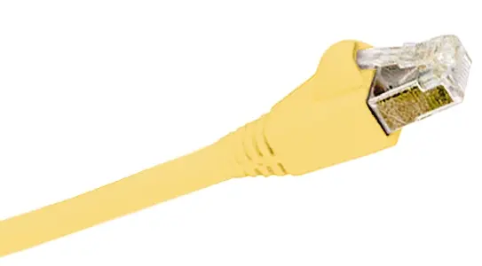 Cable Ethernet Cat6 F/UTP Molex Premise Networks de color Amarillo, long. 5m, funda de LSZH | PCD-04009-0K