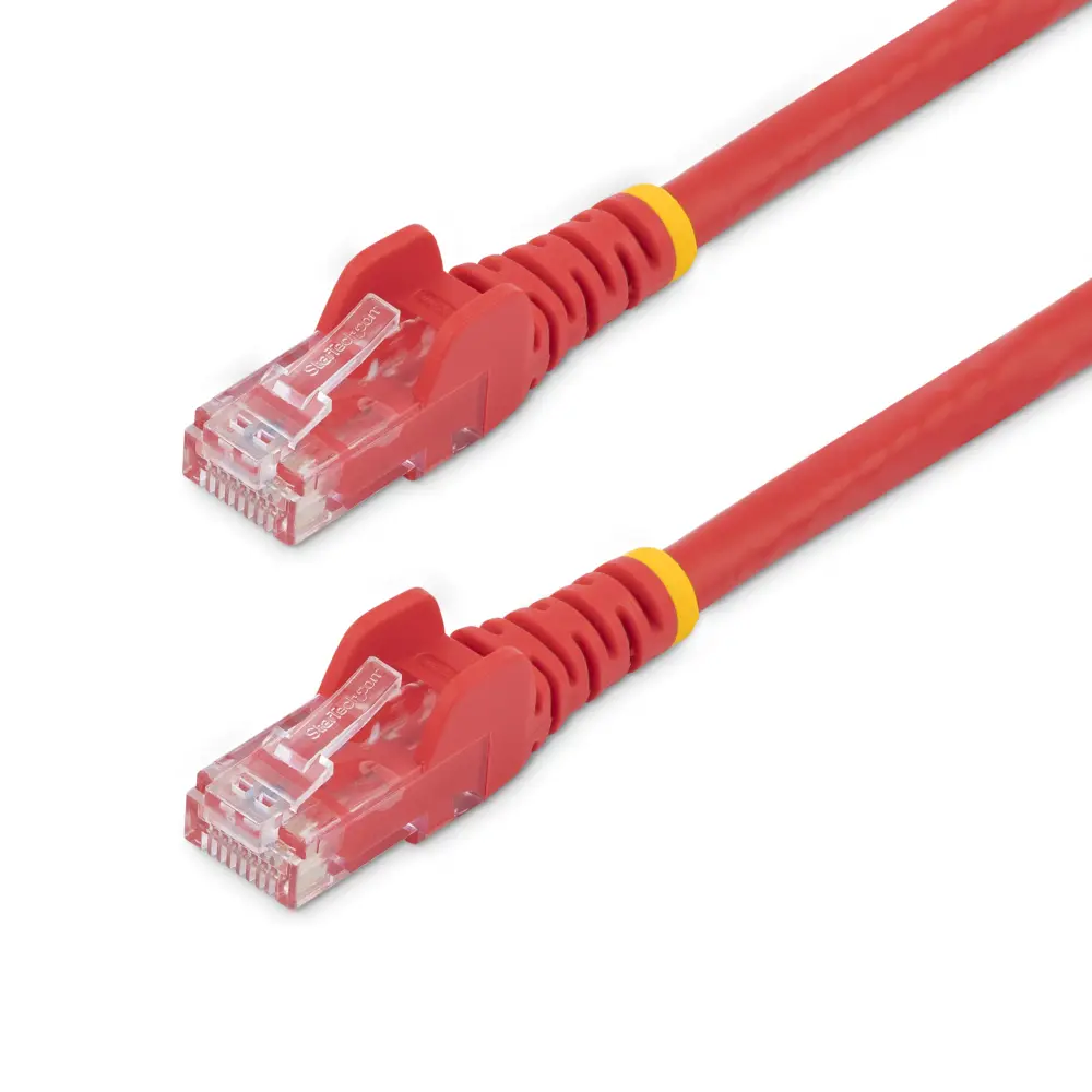 Cable Ethernet Cat6 U/UTP StarTech.com de color Rojo, long. 30m, funda de PVC, Calificación CMG | N6PATCH100RD
