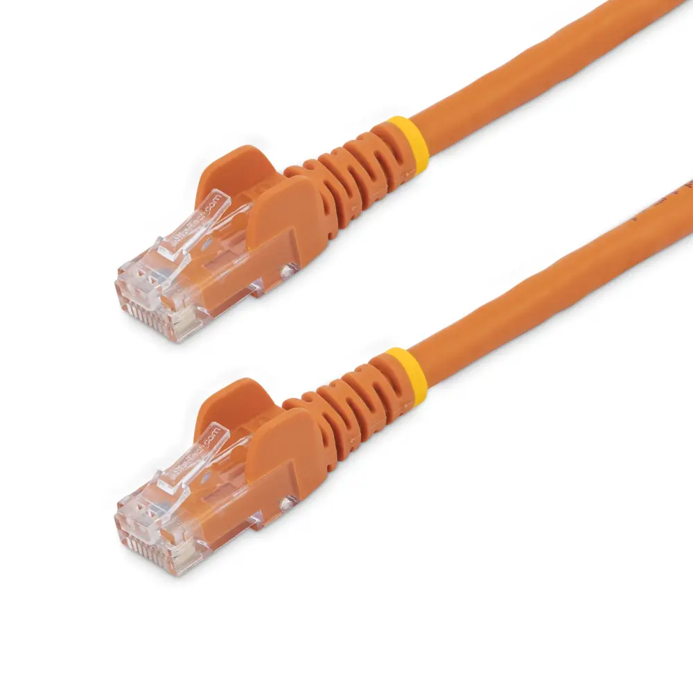 Cable Ethernet Cat6 U/UTP StarTech.com de color Naranja, long. 30m, funda de PVC, Calificación CMG | N6PATCH100OR