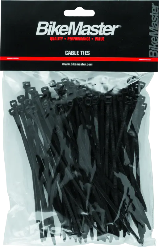 BikeMaster 5.5in Cable Ties (Pack 100) - Ébano