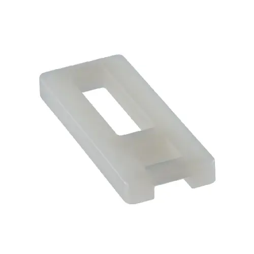 10 Hole Thread Size Nylon Cable Tie Mount Sin procesar TA2-C (Pack 100)