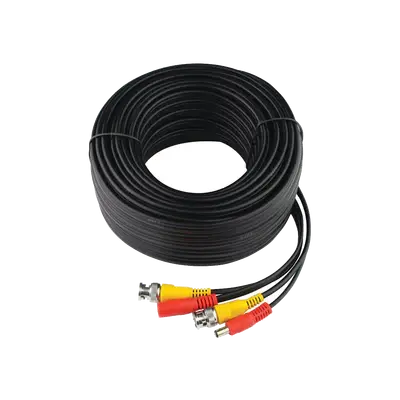 Lente de Cámara Cable Epcom BNC con poder para cámara / 60 Pies.