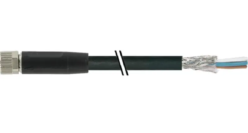 Cable de conexión Baumer, con. M8 Hembra, con. B Sin terminación, long. 5m | CAM8.A4-11232565