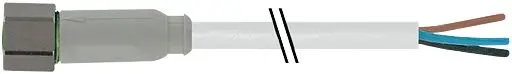 Cable de conexión Murrelektronik Limited, con. M8 Hembra, 3 polos, con. B Sin terminación, long. 5m | 7014-08041-2100500