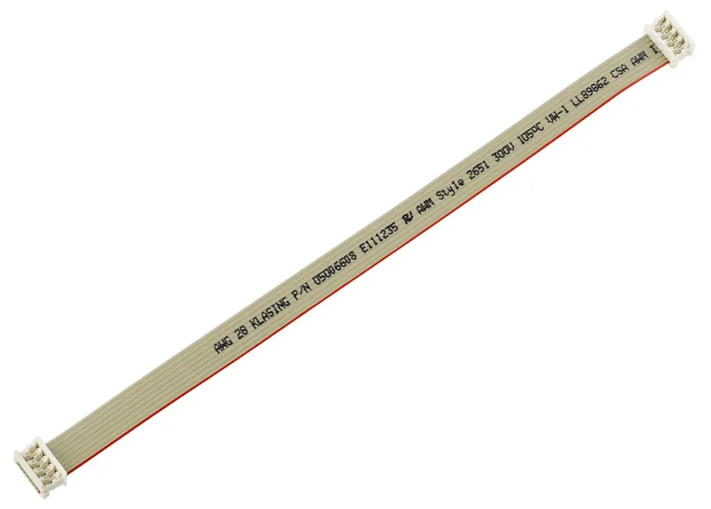 Cable plano Molex Picoflex de 8 conductores, paso 1.27mm, long. 200mm, con. : Hembra, con. B: Hembra | 92315-0820