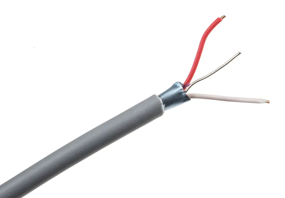 Cable telefónico CAE Groupe, 1 PAR, 100m, Cinta de aluminio/PET, 24 AWG AWG, Gris, 1 Hilo, 300 V 2 | SYT124G1