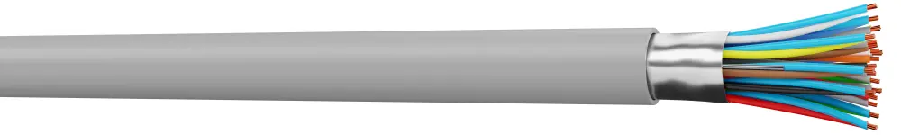 Cable telefónico CAE Groupe, 1 PAR, 100m, Cinta de aluminio/PET, 20 AWG AWG, Gris, 1 Hilo, 300 V 2 | SYT120G1