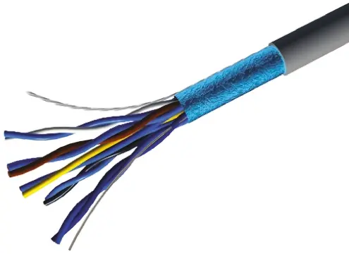 Cable telefónico CAE Groupe, 5 pares, 100m, Cinta de aluminio/PET, 24 AWG AWG, Gris, 1 Hilo, 300 V 10 | SYT524G1