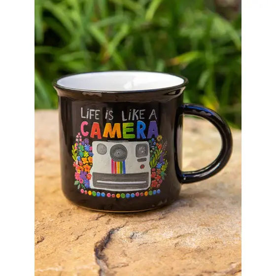 Tazón Life Is Like Camera - Con Luz LED y Efecto Realista