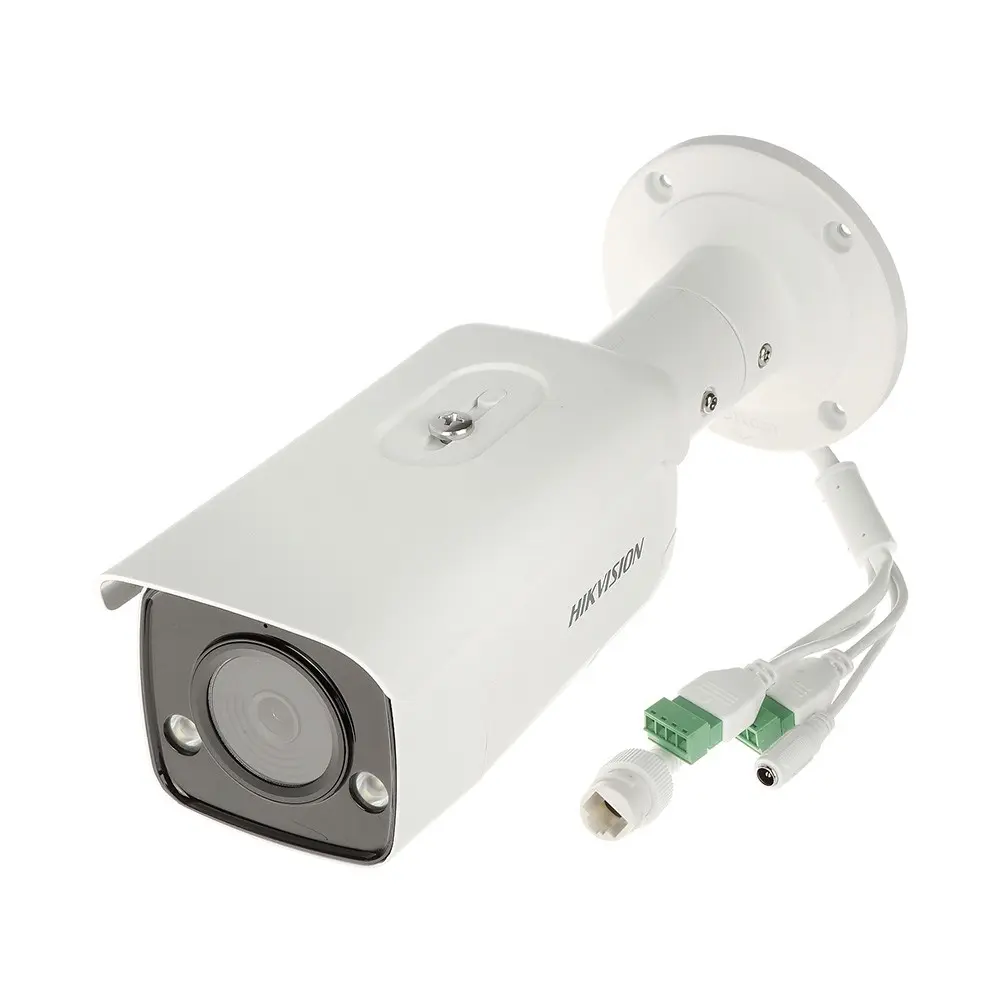 Acusense cámara de vigilancia estroboscópica fija tipo bala de 4mp - ds-2c