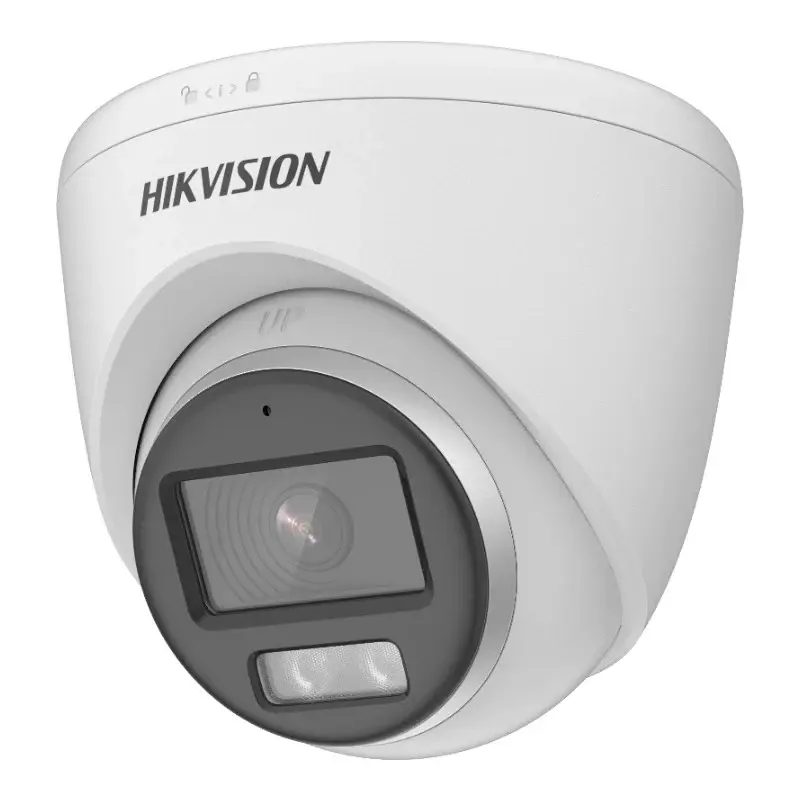 Cámara Domo HIKVISION 2MP 2.8mm ColorVu con Micrófono y Protección IP67 para Exteriores