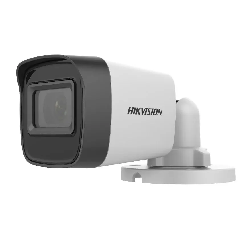 Cámara Hikvision Bullet Plástica Turbo HD 5MP 3.6mm 4 en 1 DS-2CE16H0T-ITPFS