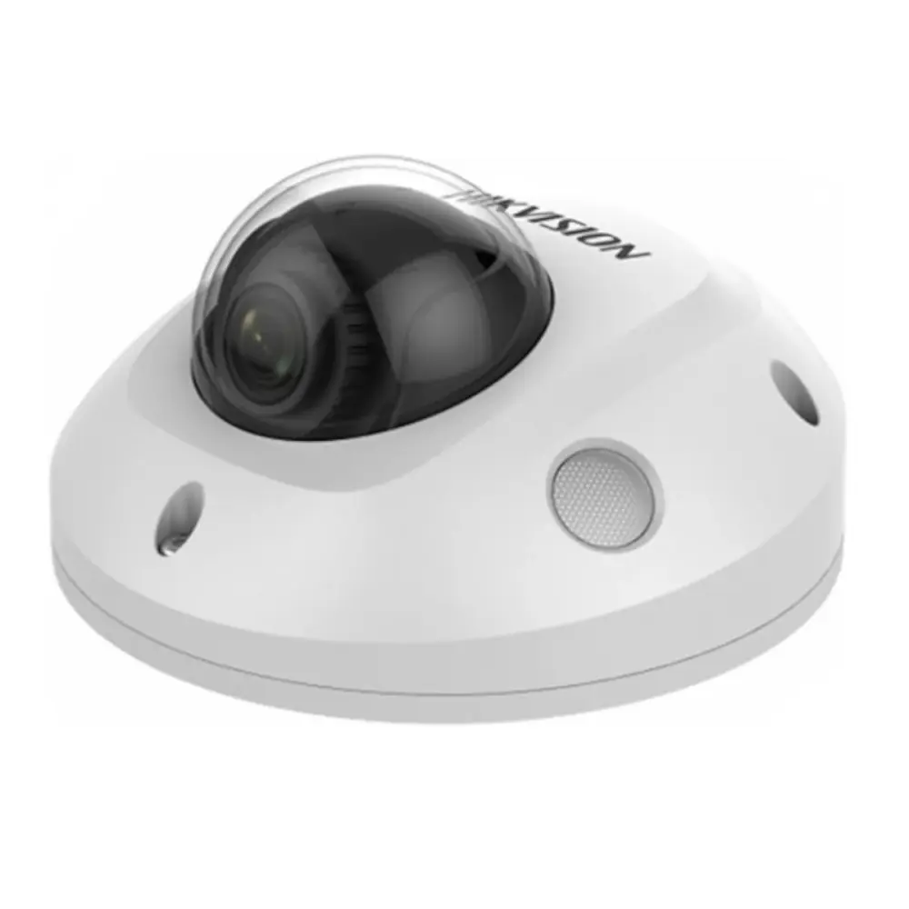 Cámara Hikvision Compacto Domo POE Antivandalica 4MP IK08 con Protección IP66
