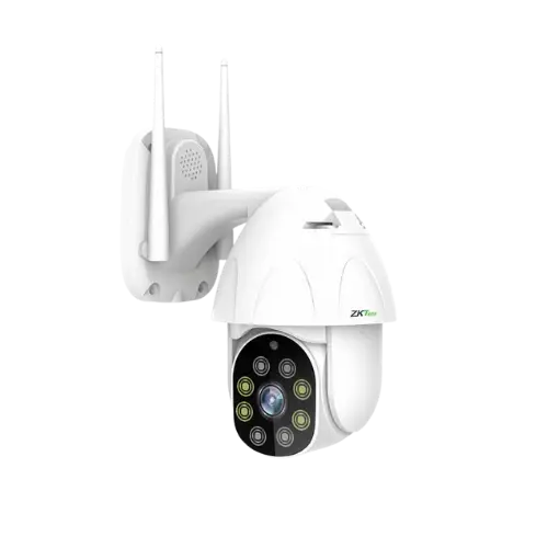 Cámara IP Wifi 2MP ZkTeco Semi-Exterior / Detección de Movimiento / Micrófono Incorporado.
