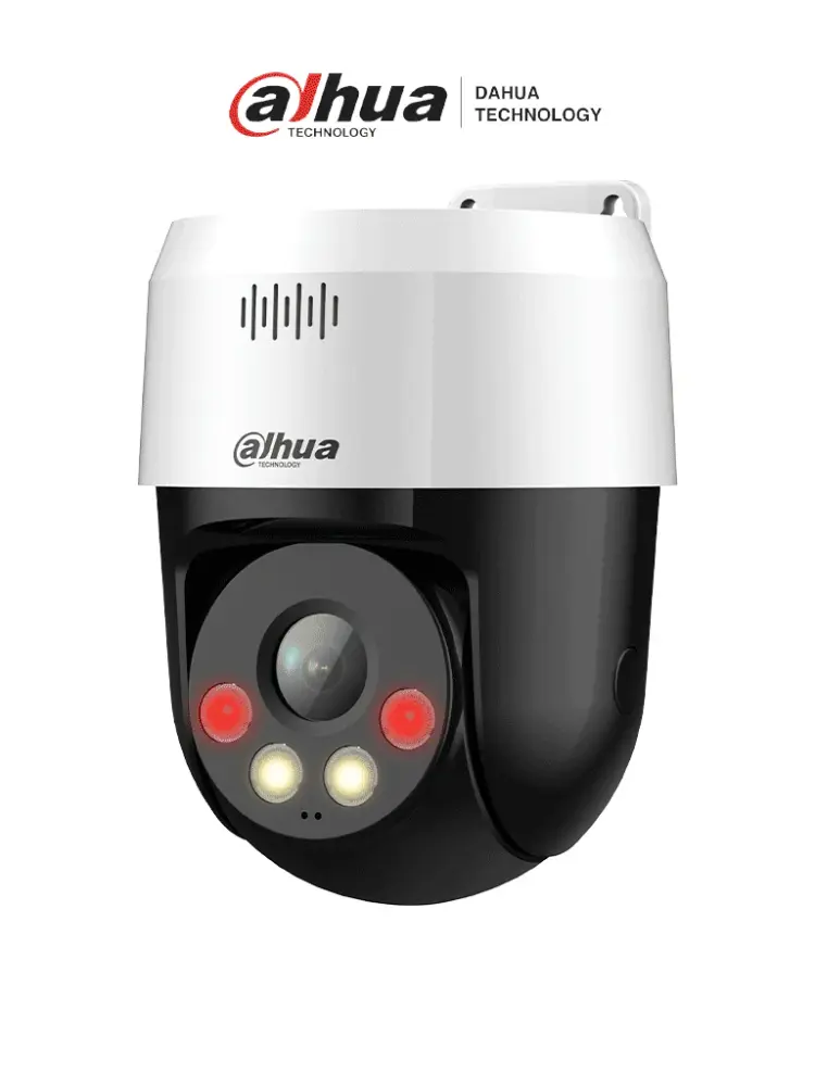DAHUA DH-SD2A500NB-GNY--PV-0400 Cámara IP PT de 5MP / Full Color/ Disuasión activa/ Iluminador doble inteligente/ 30m de...