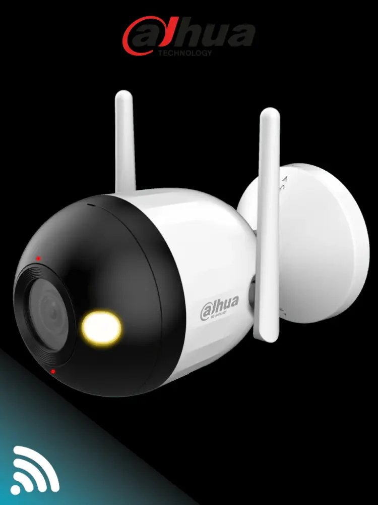 DAHUA F2CN-PV-036B - Cámara IP Bullet WiFi de 2 Megapíxeles lente 3.6/Full Color + Iluminación Doble Intelingente/ Disu...