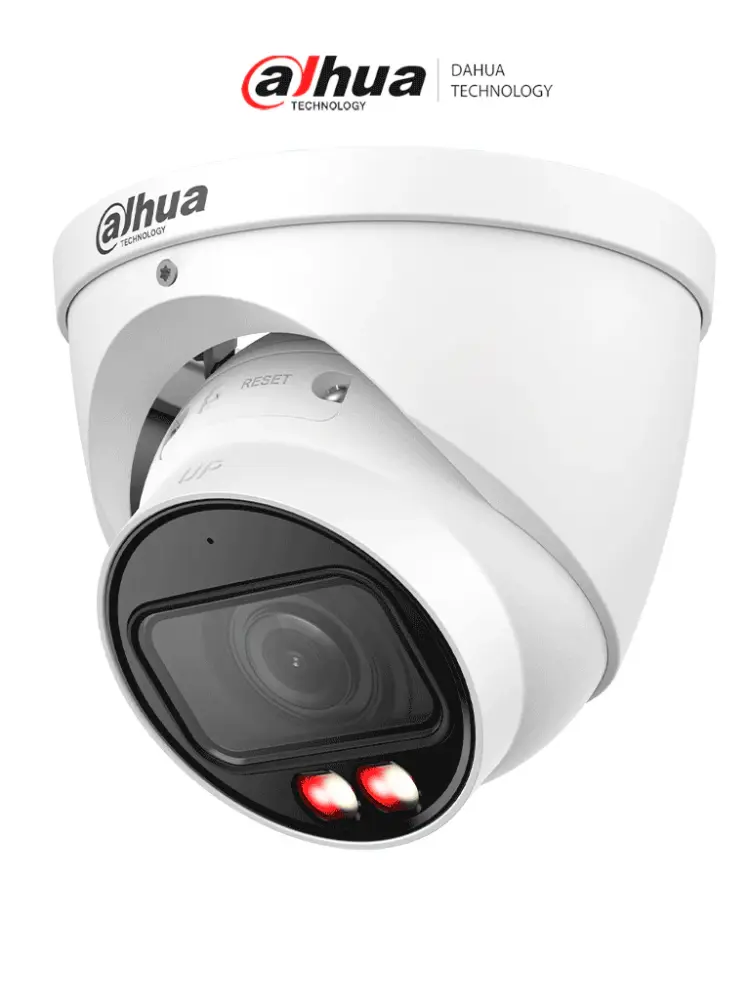 DAHUA IPC-HDW2649T-ZS-IL - Cámara IP Domo de 6MP con Lente Motorizado de 2.7 13.5, Full Color con Lluminador Gemelo Intel...