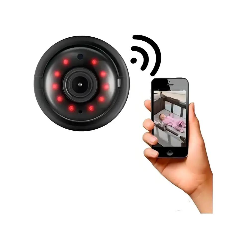 Kit de Seguridad Completo Pack de 2 Cámaras Espí V380 HD para Seguridad Interior