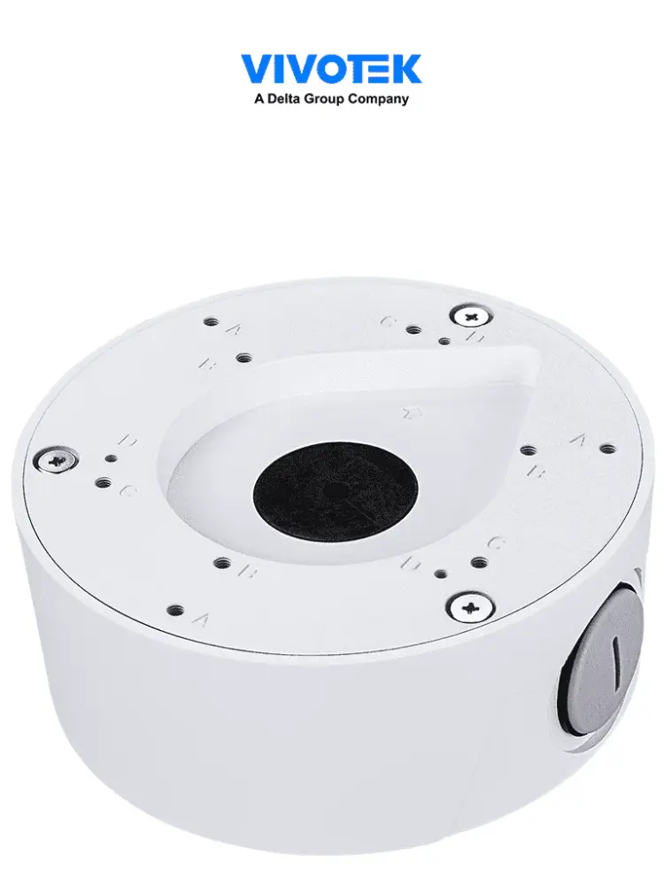 VIVOTEK AM-71B_V02 - Caja de conexiones exterior para cámaras domo, con protección IP66 y acabado en color blanco