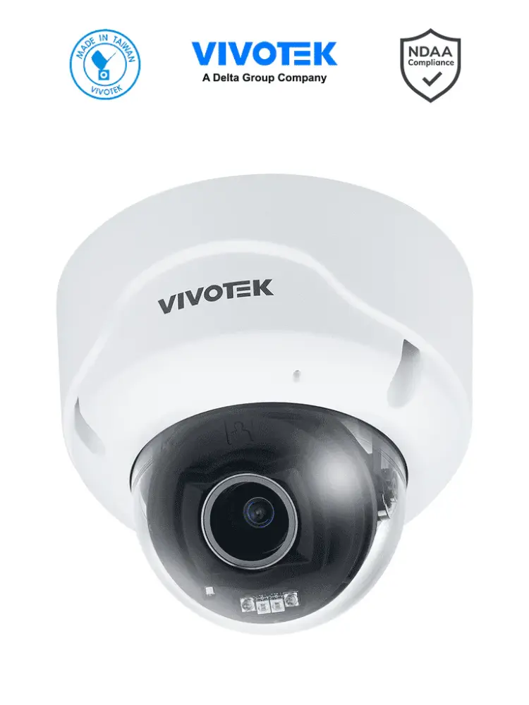 VIVOTEK FD9389-EHTV-V3 - Cámara IP domo exterior 5 MP, IR 40mts, Real Sight Engine IA, WDR Pro, Micrófono Integrado, Len...