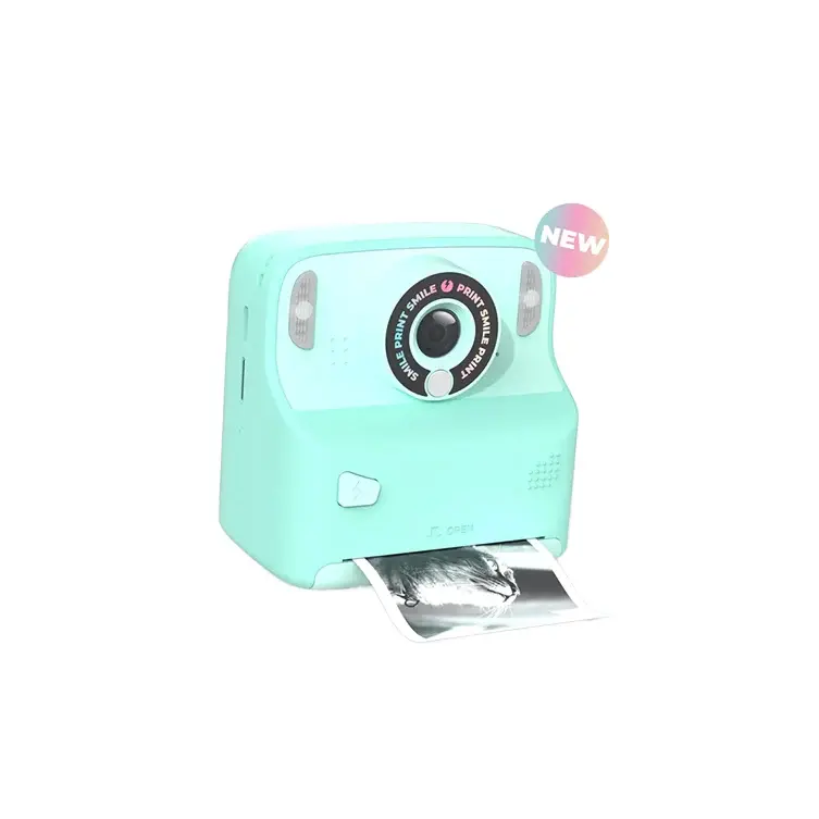 Appareil photo Pixiprint - aguamarina | Resistente al Agua | Prueba de Golpes