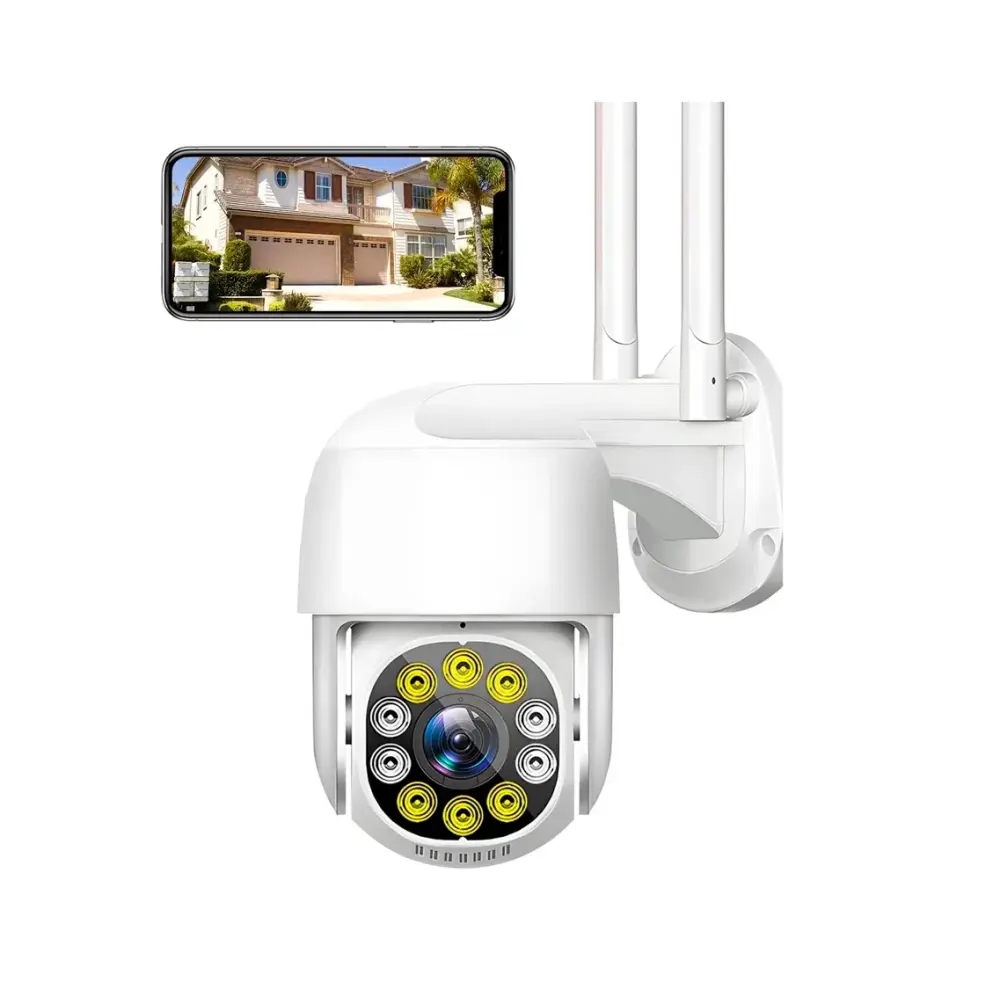 Cámara Deportiva Resistente Cámara De Seguridad Exterior Wifi Hd 1080p 360°