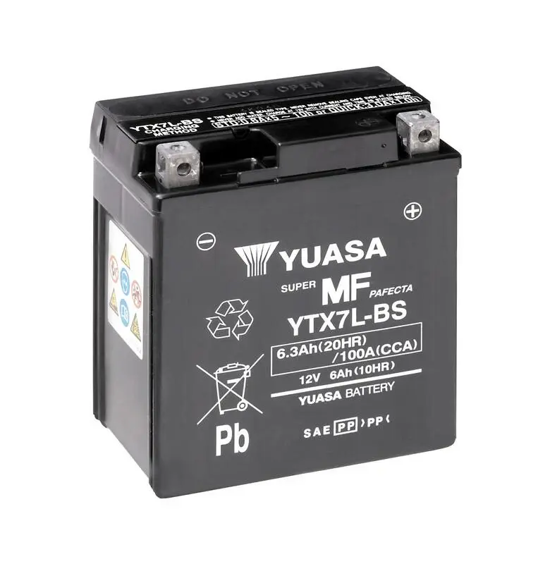 Cámara para Vlogging Baterí YUASA YTX7L-BS Combipack (con electrolito)