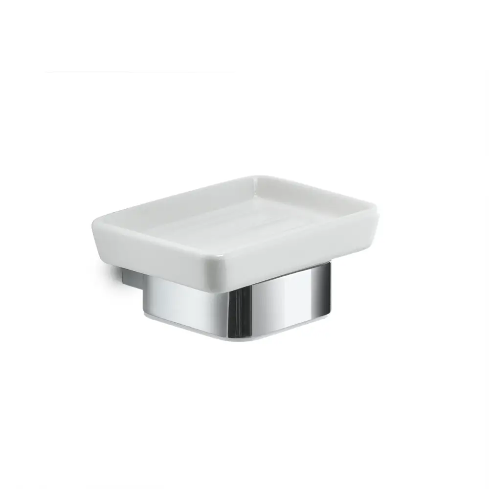 Portasapone de pared Spluga de Gedy - Cromado | Resistente al Agua | Prueba de Golpes