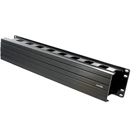 Clip de Pared Organizador de cables horizontal ranurado para Rack - Leviton