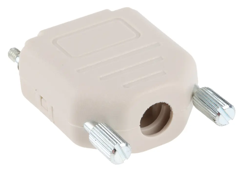 Carcasa de conector D Sub SérieMHDPPK-SLIM, Recta, 9 contactos Poliamida, Gris, E | MHDPPK9-LG-K MH Connectors