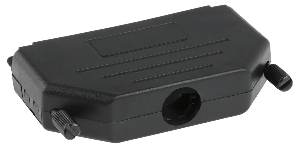 Carcasa de conector D Sub SérieMHDPPK-SLIM, Recta, 37 contactos Poliamida, Negro, C | MHDPPK37-K MH Connectors