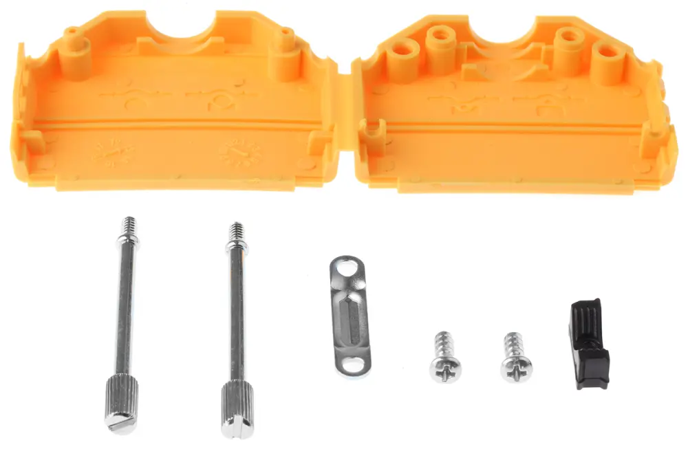 Carcasa de conector D Sub SérieMHDPPK-SLIM, Recta, 25 contactos Poliamida, Amarillo, B | MHDPPK25-Y-K MH Connectors