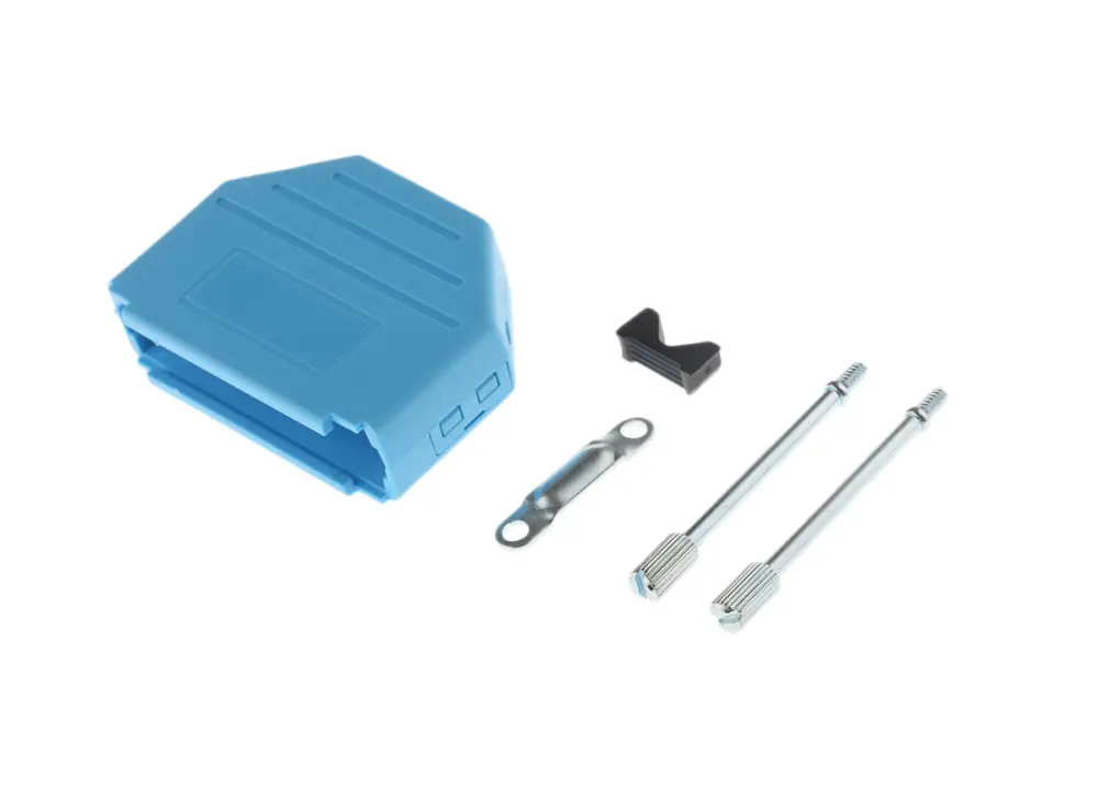 Carcasa de conector D Sub SérieMHDPPK-SLIM, Recta, 25 contactos Poliamida, Azul, B | MHDPPK25-B-K MH Connectors