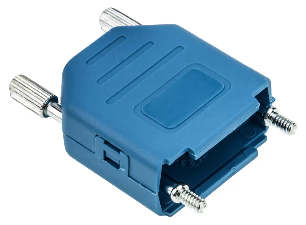 Carcasa de conector D Sub SérieMHDPPK-SLIM, Recto, 9 contactos Poliamida, Azul, E | MHDPPK9-B-K MH Connectors