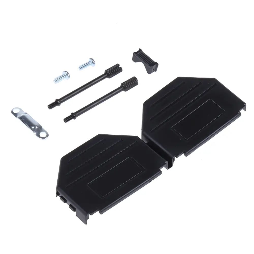 Carcasa de conector D Sub SérieMHDPPK-SLIM, Recto, 25 contactos Poliamida, Negro, B | MHDPPK25-K MH Connectors