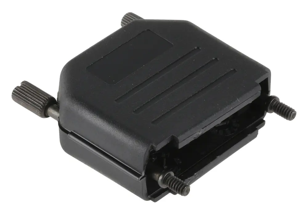 Carcasa de conector D Sub SérieMHDPPK-SLIM, Recto, 15 contactos Poliamida, Negro, | MHDPPK15-BK-K MH Connectors