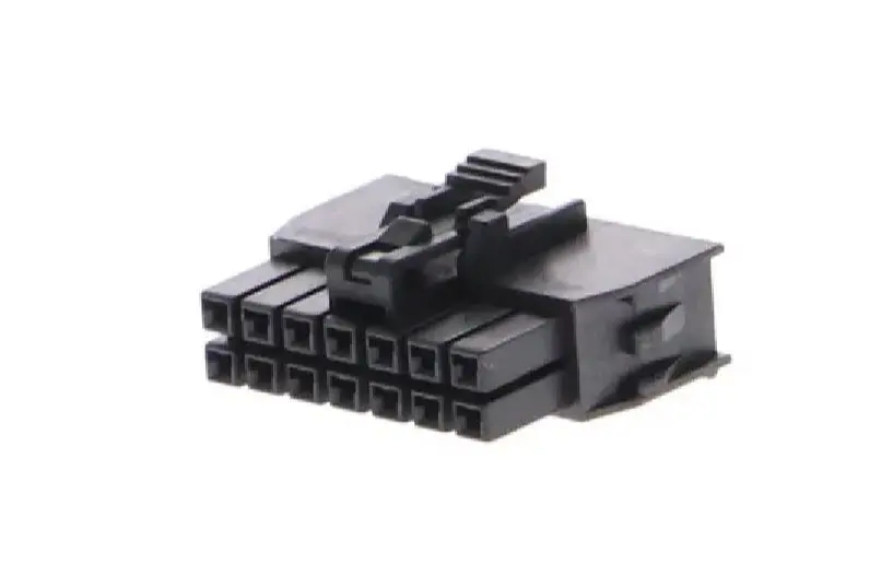 Carcasa de conector de crimpado Molex 1053081214, paso: 2.5mm, 14 contactos, 2 filas, Conector