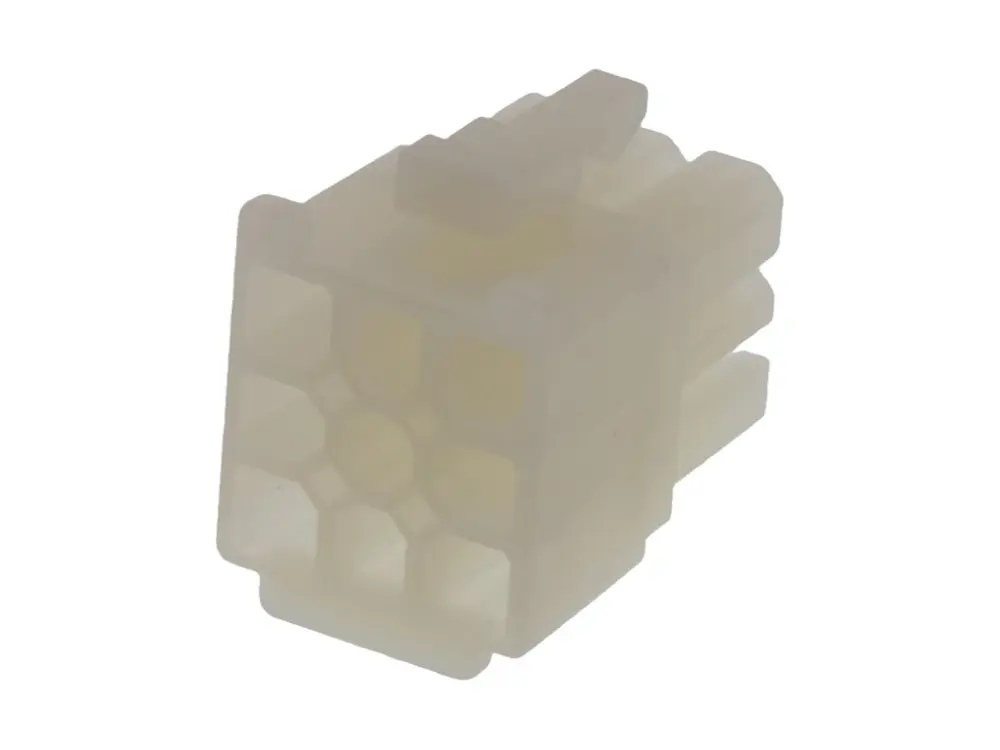 Carcasa de conector de crimpado Molex 15311092, paso: 4.8mm, 9 contactos, 3 filas, Conector