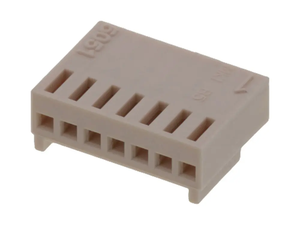 Carcasa de conector de crimpado Molex 22011072, paso: 2.5mm, 7 contactos, , 1 fila filas, Conector