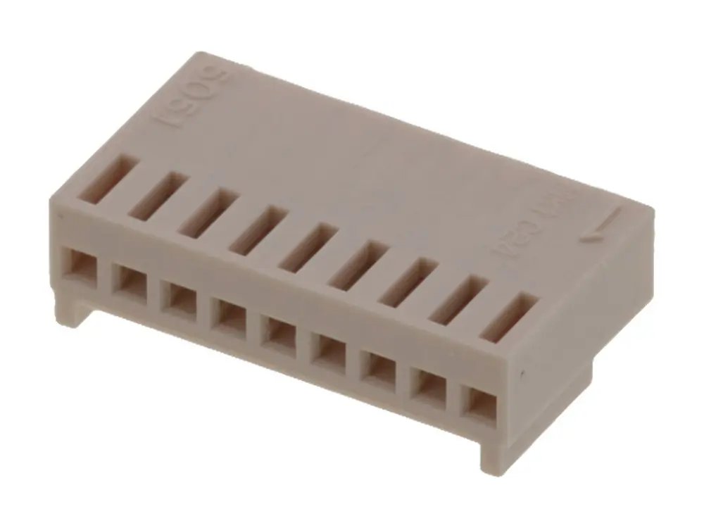 Carcasa de conector de crimpado Molex 22011092, paso: 2.5mm, 9 contactos, , 1 fila filas, Conector
