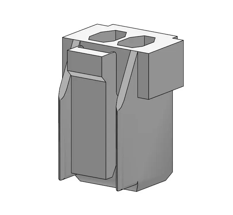 Carcasa de conector de crimpado Molex 351550200, paso: 2.5mm, 2 contactos, , 1 fila filas, Conector